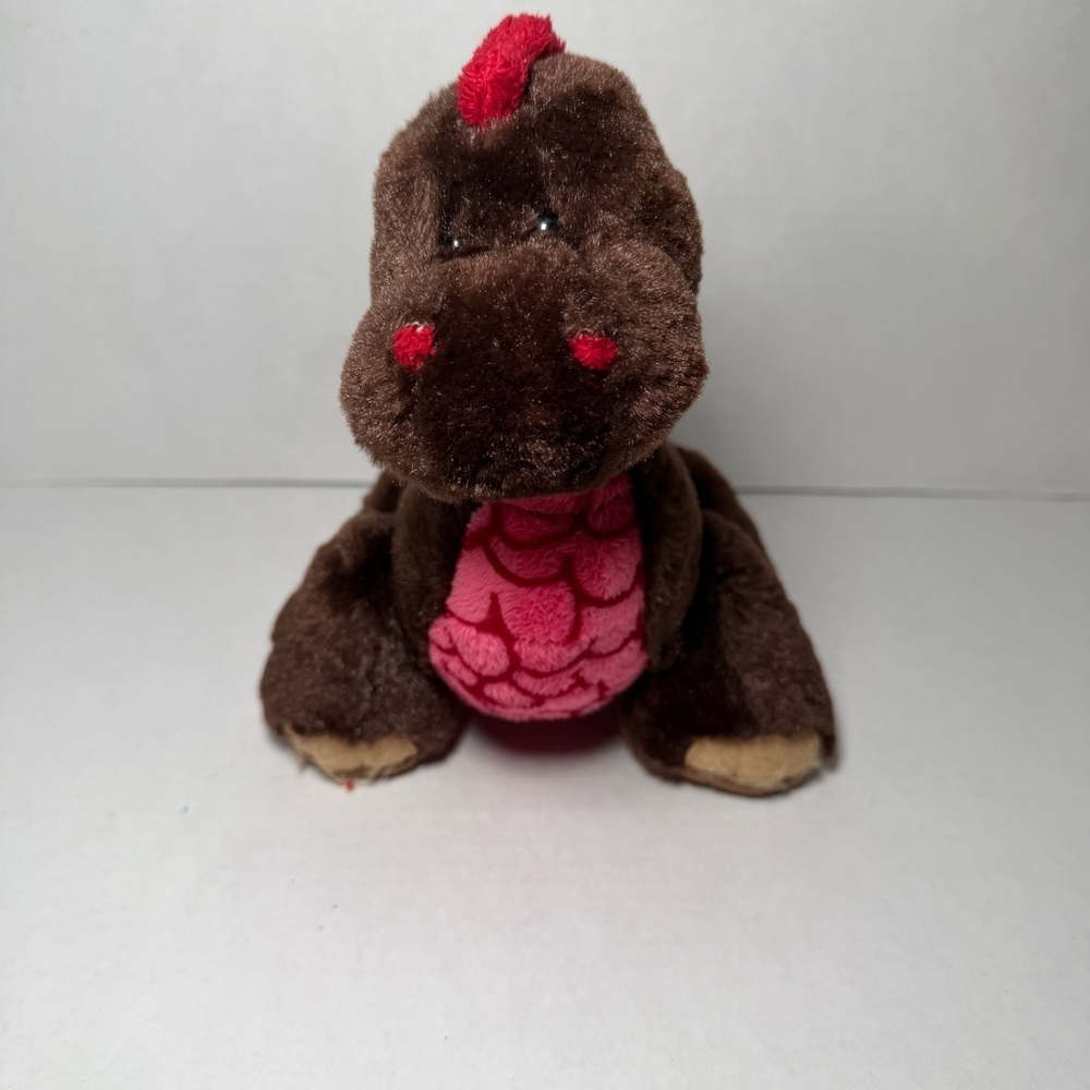 y2k 2000s 2008 Ganz Webkinz Cocoa Dinosaur Plush No Code